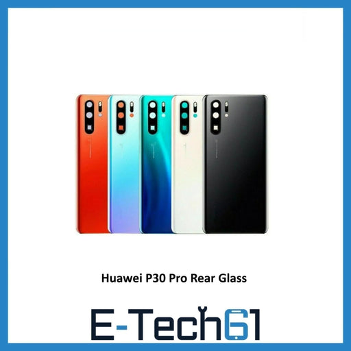 For Huawei P30 Pro Rear Glass Battery Back Cover Replacement with Camera Lens