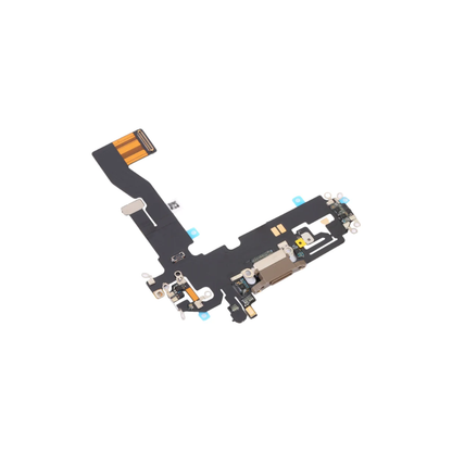 For Apple iPhone 12 / iPhone 12 Pro Replacement Charging Port Flex (Gold) E-Tech61.