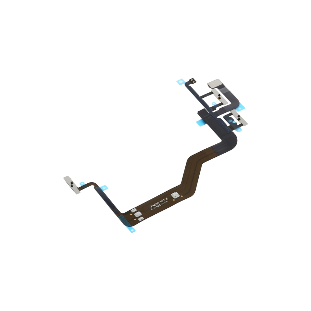 For iPhone 12 Power Flex Cable Replacement Volume Buttons Mute Switch Brackets