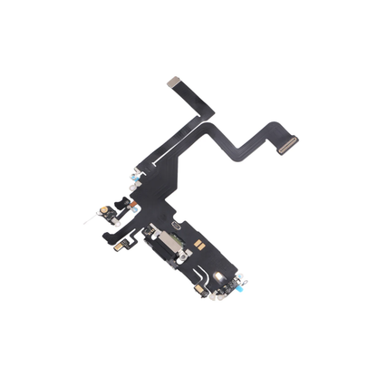 iPhone 14 Pro Black Charging Port Flex Microphone Cable Original With IC