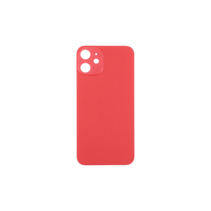 For Apple iPhone 12 Replacement Back Glass (Red) E-Tech61