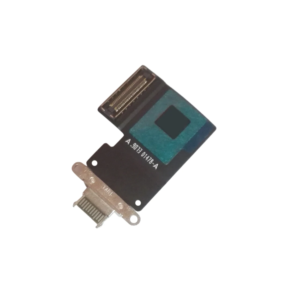 For Apple iPad Pro 11" 2018 / iPad Pro 12.9" 2018 Replacement Lightning Charging Port Dock Connector Flex (White) E-Tech61