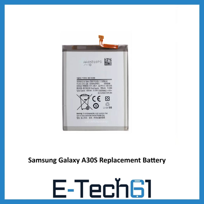 For Samsung Galaxy A30S Replacement Battery 4000 MAH Premium Quality