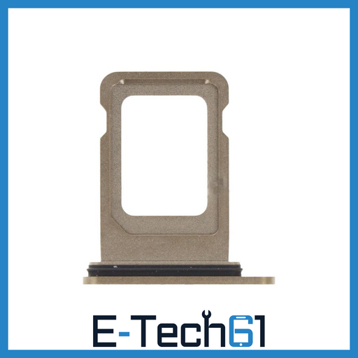 For iPhone 14 Pro / 14 Pro Max Replacement Sim Card Tray (Gold)  E-Tech61