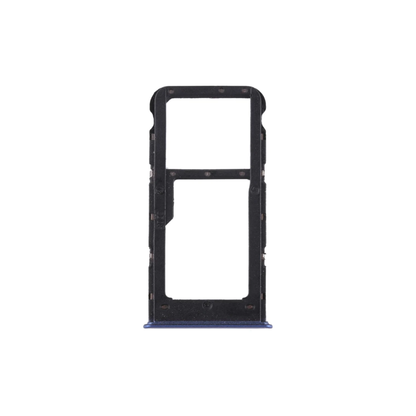For Huawei P Smart 2019 Replacement SIM & SD Card Tray Holder (Blue) E-Tech61