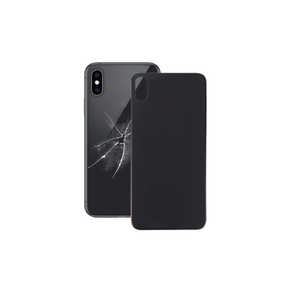 For Apple iPhone XS Replacement Back Glass (Black) E-Tech61