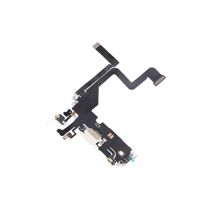 iPhone 14 Pro White Charging Port Flex Cable Original With IC