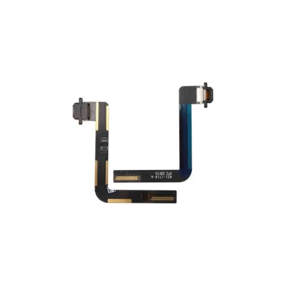 For Apple iPad Air / iPad 5 / iPad 6 Replacement Lightning Charging Port Dock Connector Flex (Black) E-Tech61