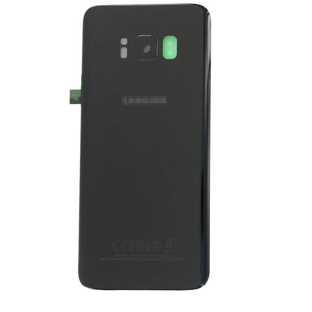 For Samsung Galaxy S8 Plus Replacement Rear Battery Cover with Adhesive (Black) E-Tech61