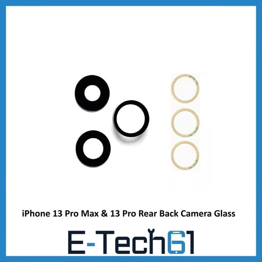 For iPhone 13 Pro Max & 13 Pro Rear Back Camera Glass Lens Replacement