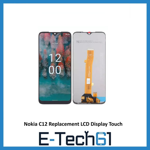 For Nokia C12 Replacement LCD Display Touch Screen Digitizer Assembly