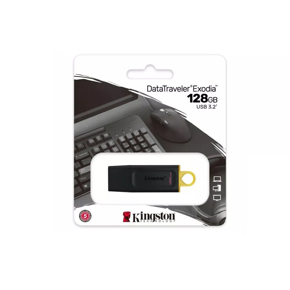 GENUINE ORIGINAL Kingston 128GB Data Traveler Exodia USB 3.2 Memory Flash Drive