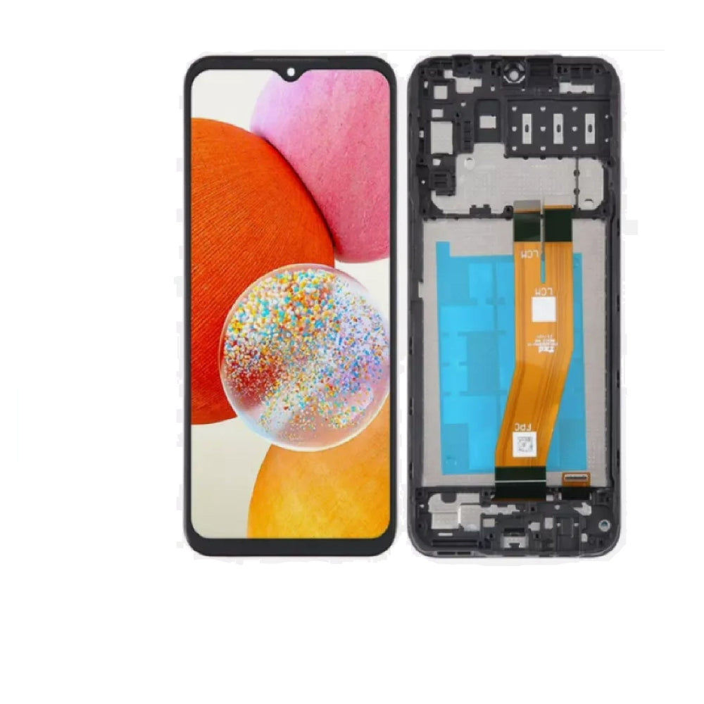 For Samsung A14 SM-A145R Replacement LCD Touch Screen Digitizer With Frame
