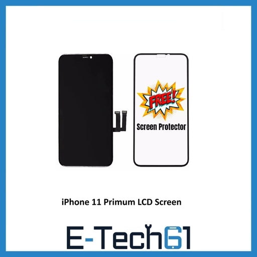 iPhone 11 Replacement Retina LCD Screen and Free Screen Protector