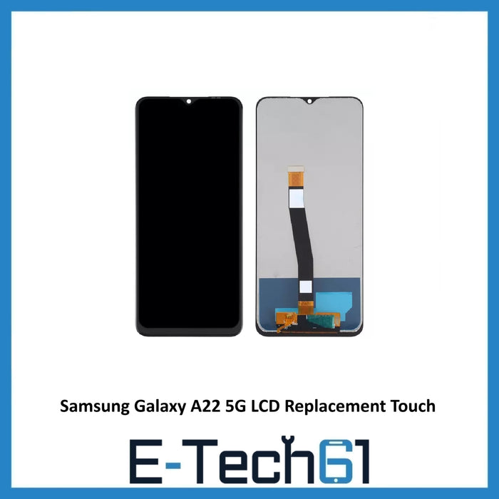 For Samsung Galaxy A22 5G LCD Replacement Touch Screen Digitizer Black