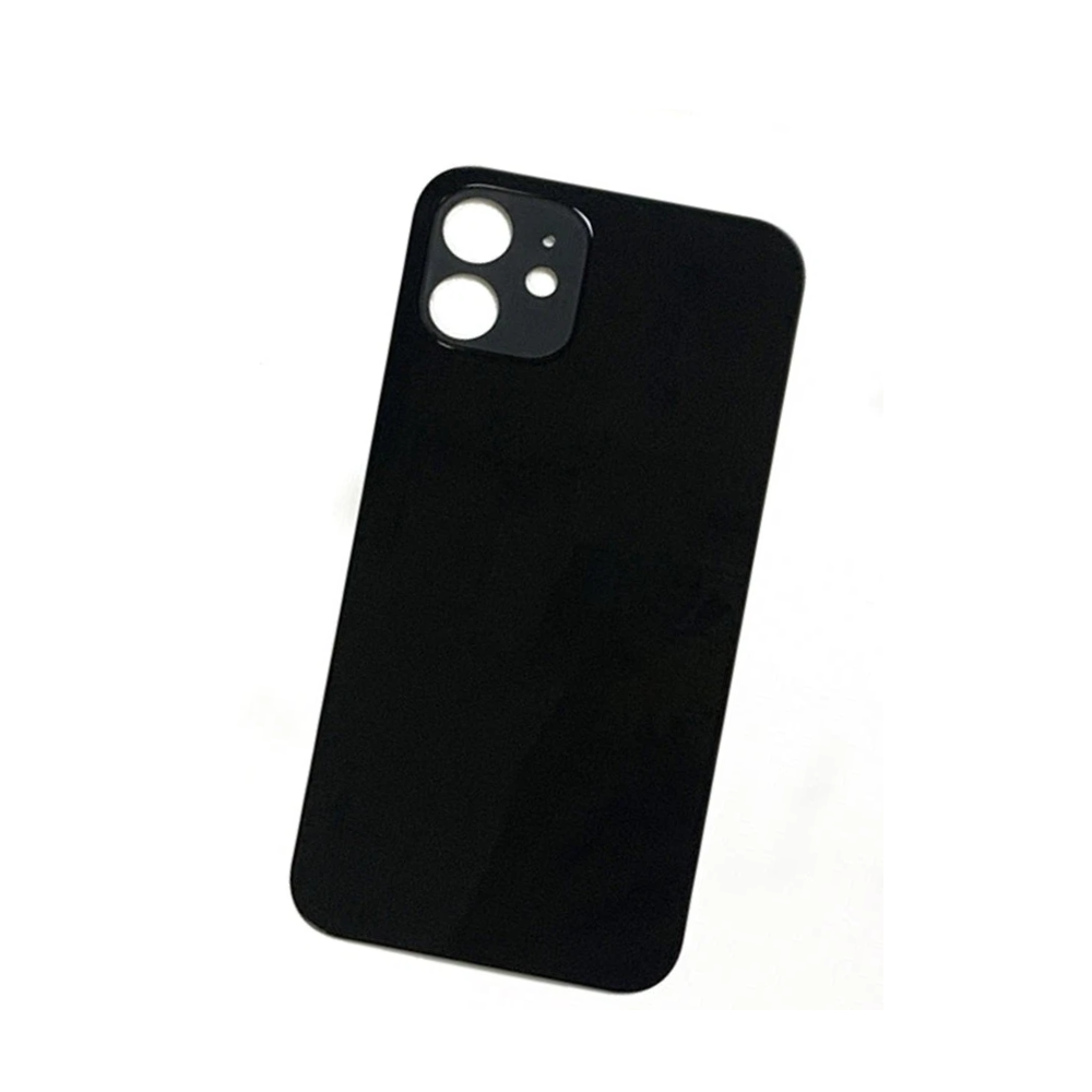 For Apple iPhone 12 Pro Replacement Back Glass (Black) E-Tech61