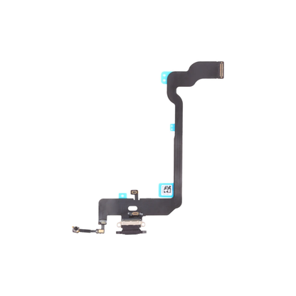 For Apple iPhone XS Replacement Charging Port & Microphone Flex - Black (AM) E-Tech61