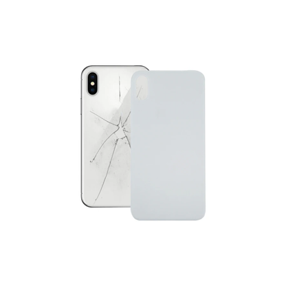 For Apple iPhone XS Max Replacement Back Glass (White) E-Tech61