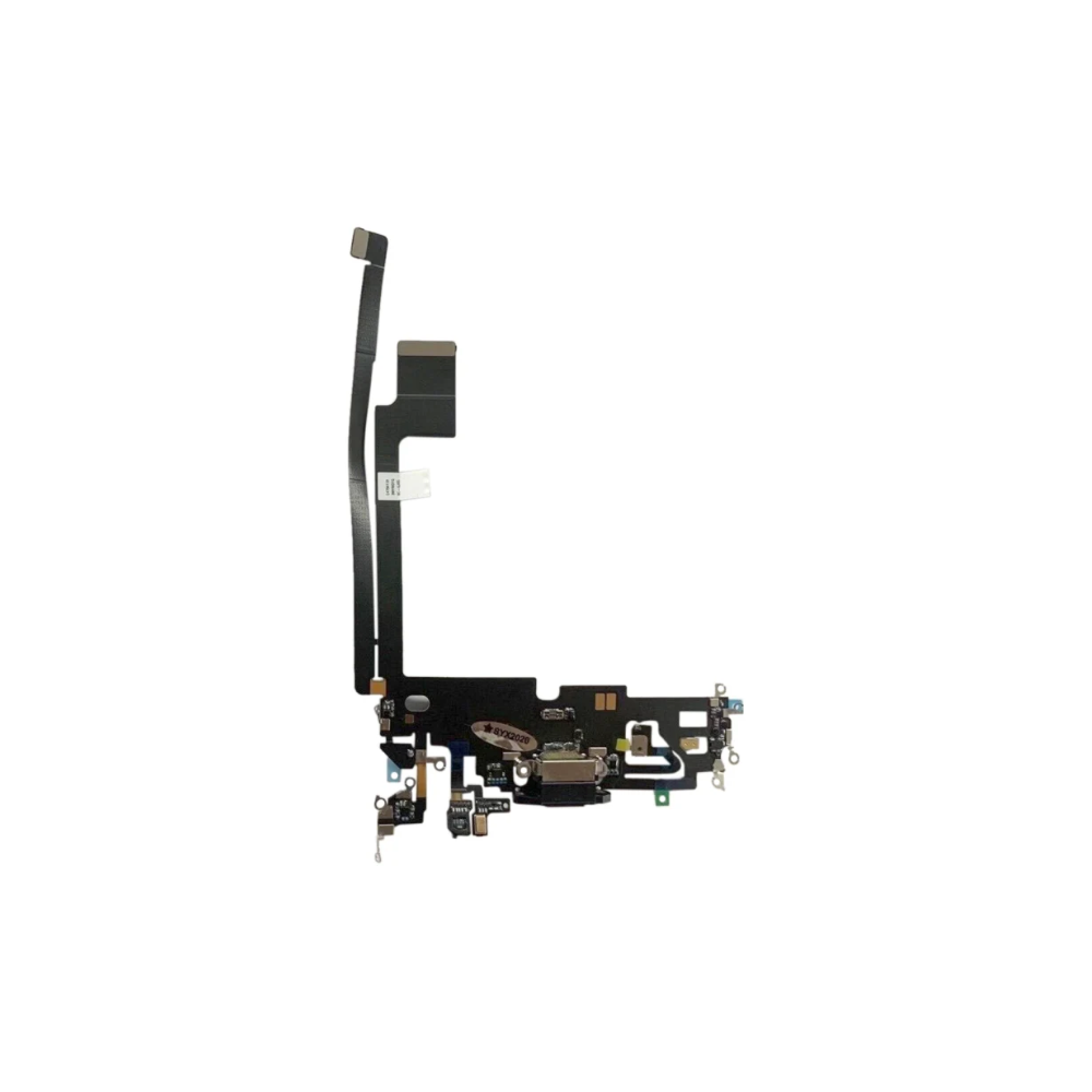 For Apple iPhone 12 / 12 Pro Replacement Charging Port Flex (Black) E-Tech61