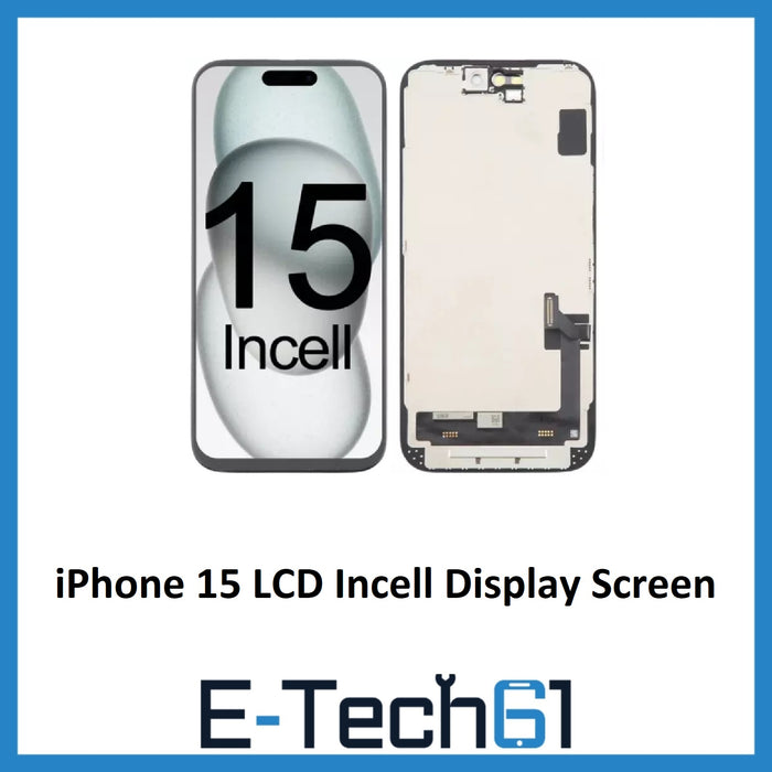 For iPhone 15 LCD Incell Display Screen Replacement 3D Touch Digitizer