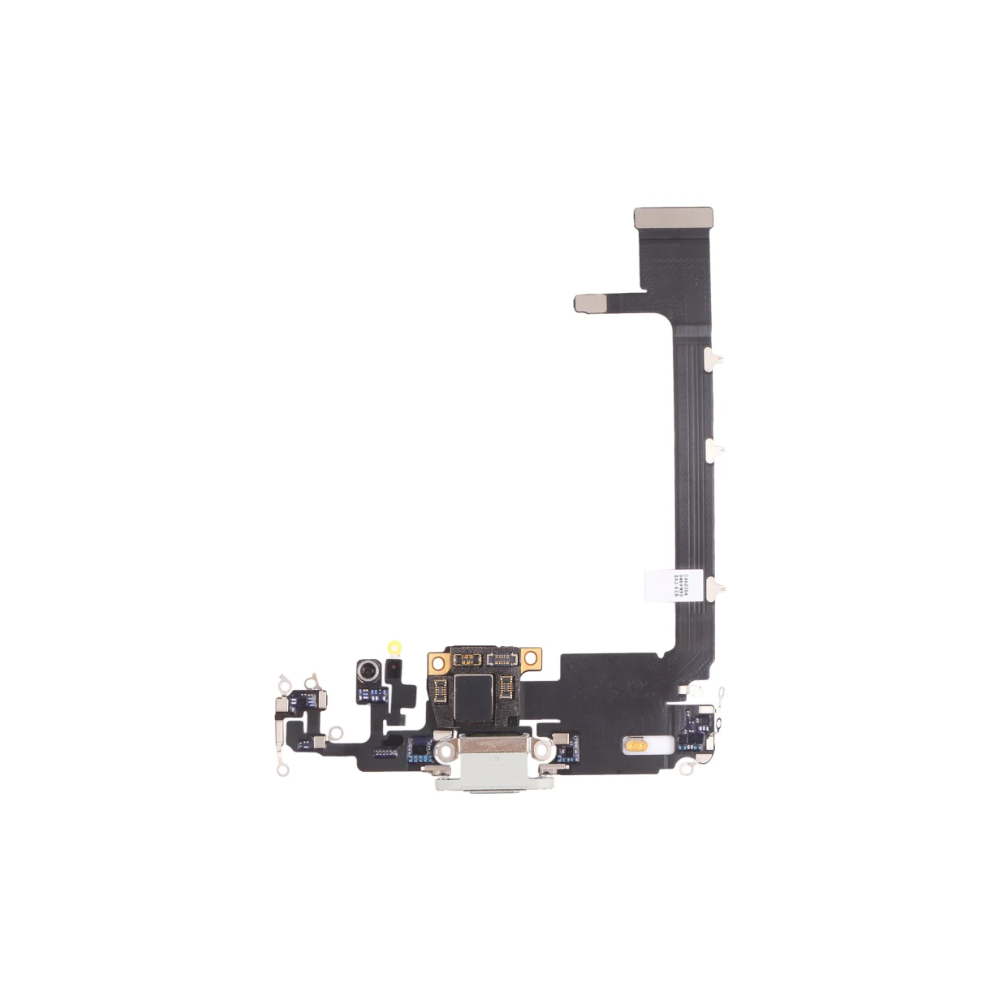 For Apple iPhone 11 Pro Max Replacement Charging Port Flex With Main Microphone with sub board (White) E-Tech61