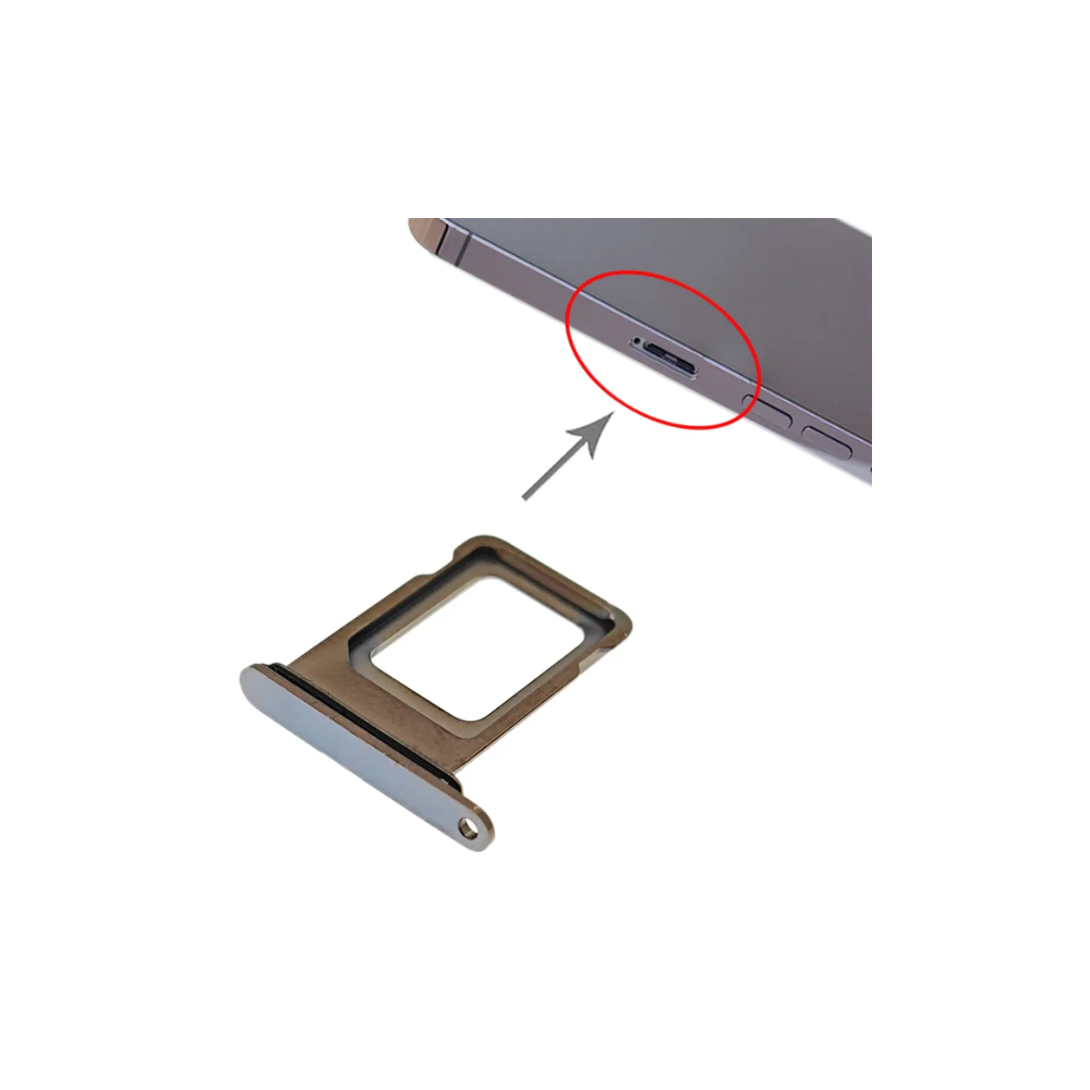 For Apple iPhone 13 Pro / 13 Pro Max Replacement Sim Card Tray (Sierra Blue) E-Tech61