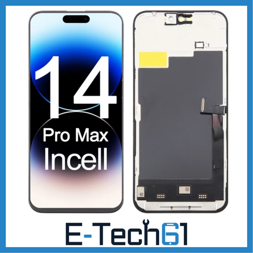 Apple iPhone 14 Pro Max Replacement In-Cell LCD Screen – Premium Grade Display | Cracked Screen Solution | E-Tech61