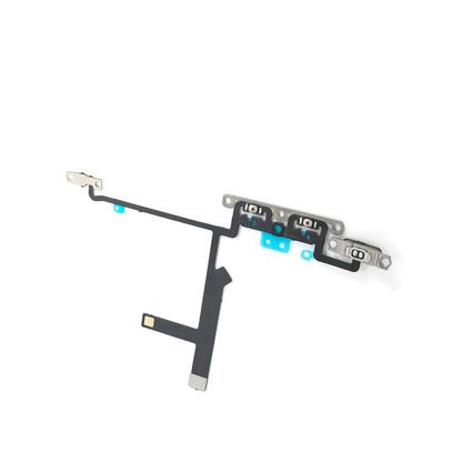 For iPhone XS Volume Button Flex Cable Mute Switch with Metal Brackets
