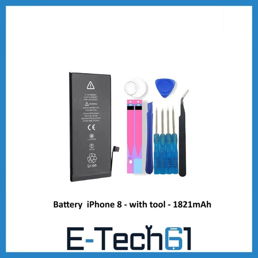 Battery For iPhone 8 - Premium Quality Replacement with tool - 1821mAh