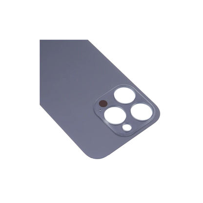 For iPhone 14 Pro Replacement Back Glass (Deep Purple) E-Tech61