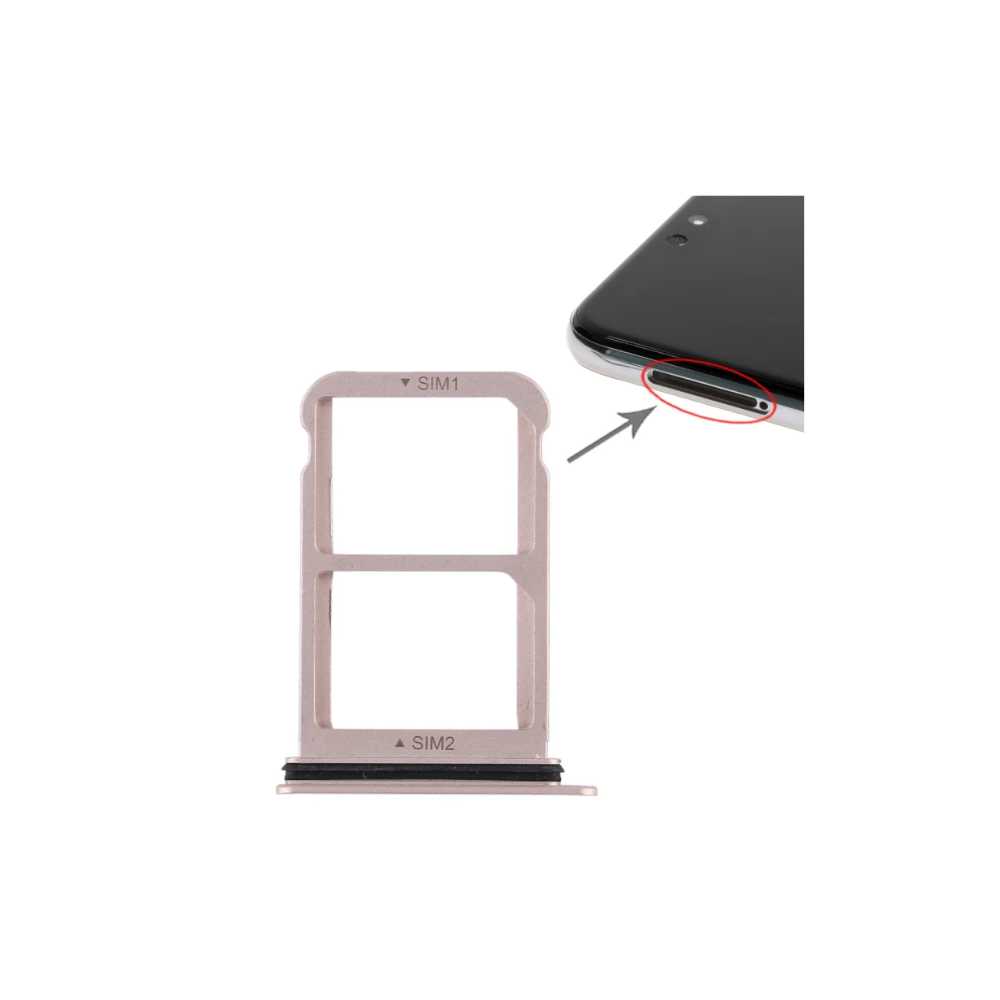 For Huawei P20 Lite Replacement SIM Card Tray Holder Rose (Gold) E-Tech61