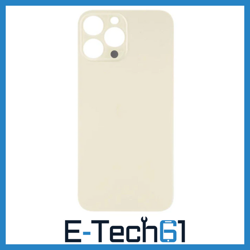 For iPhone 14 Pro Max Replacement Back Glass (Gold) E-Tech61