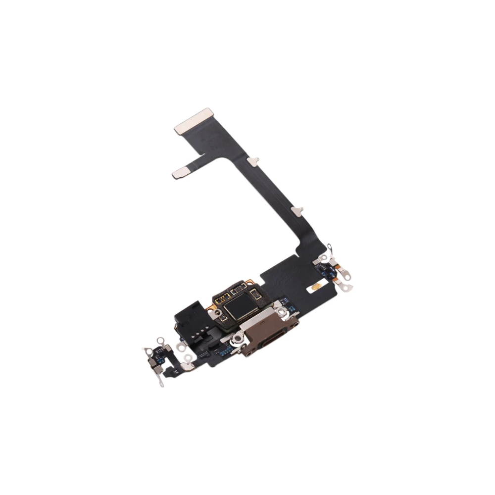 For Apple iPhone 11 Pro Replacement Charging Port Flex With Main Microphone (Gold) E-Tech61