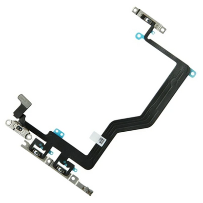 For iPhone 12 Pro Max Power Flex Cable Volume Buttons Mute Switch Metal Brackets