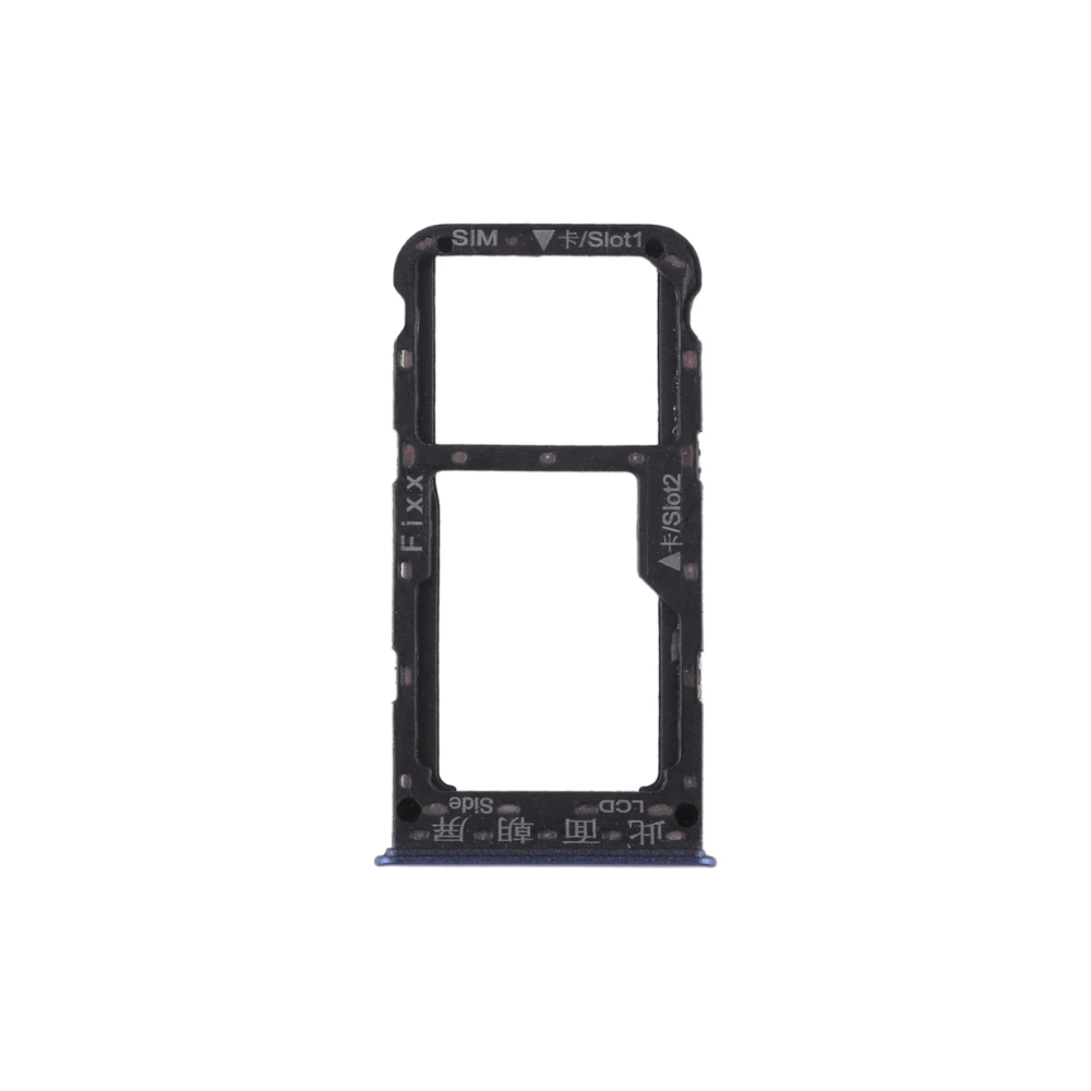 For Huawei P Smart 2019 Replacement SIM & SD Card Tray Holder (Blue) E-Tech61