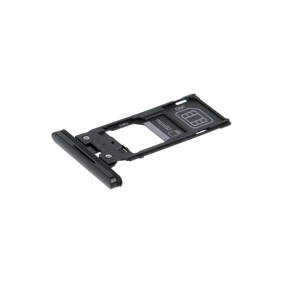 For Sony Xperia XZ3 Replacement SIM & SD Card Tray / Holder (Black) E-Tech61
