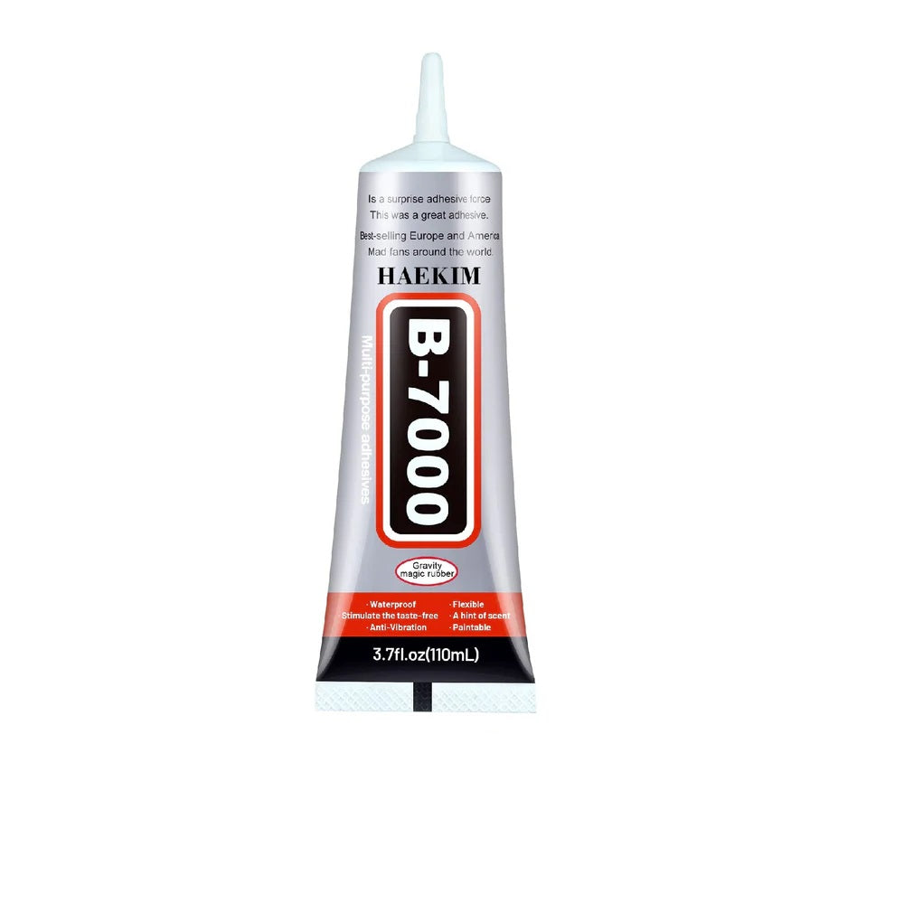 B-7000 Glue 100ml, Multipurpose High Grade Industrial B7000 Adhesive, Semi Fluid Transparent Glues Suitable for Phone Screen Repair,Wooden,Jewelery