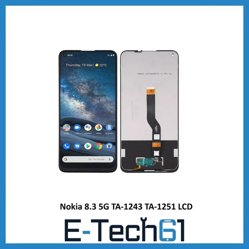 For Nokia 8.3 5G TA-1243 TA-1251 Replacement LCD Touch Screen Digitizer Assembly