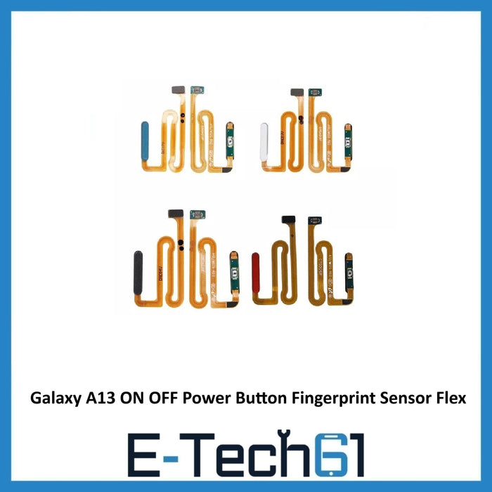 For Samsung Galaxy A13 ON OFF Power Button Fingerprint Sensor Flex