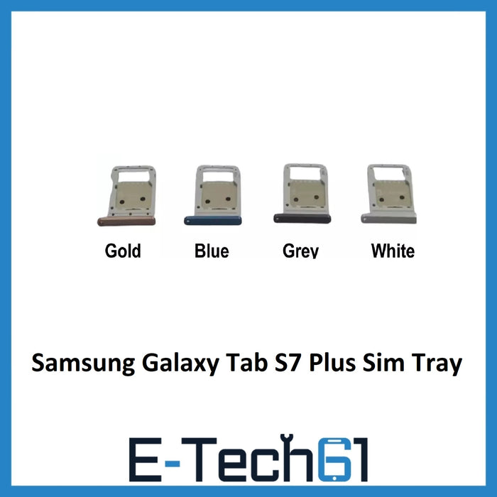 For Samsung Galaxy Tab S7 Plus SM-T970 Replacement Sim Tray Holder Slot