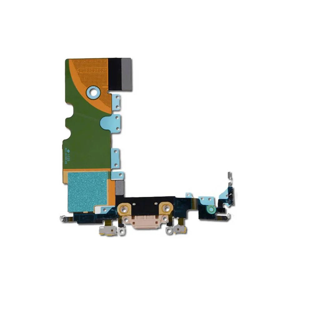 For Apple iPhone 8 Replacement Charging Port, Antenna & Microphone Flex - Gold (AM) E-Tech61