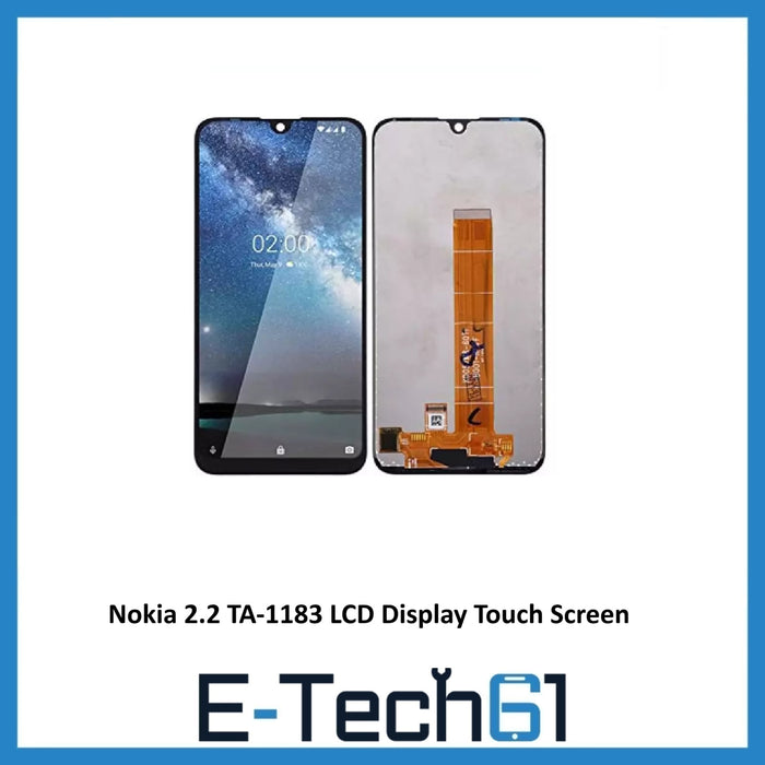 For Nokia 2.2 TA-1183 LCD Display Touch Screen Digitizer Assembly Replacement