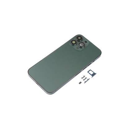 iPhone 13 Pro Max Back Housing Cover Replacement (Green) with Camera Lens, SIM Tray & Side Keys | E-Tech61