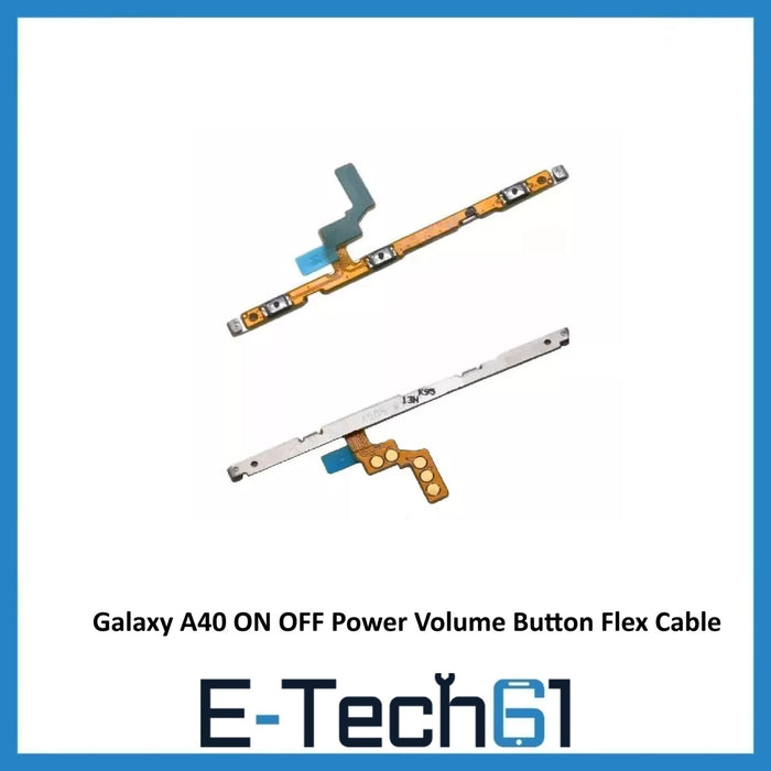 For Samsung Galaxy A40 ON OFF Power Volume Button Flex Cable