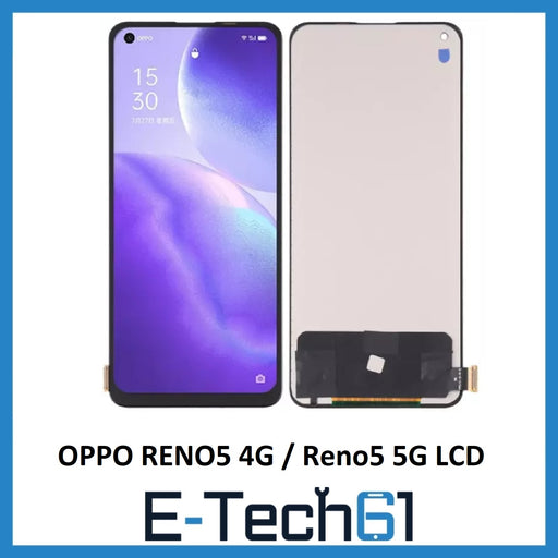 For OPPO RENO5 4G / Reno5 5G Replacement LCD Touch Screen Digitizer Assembly