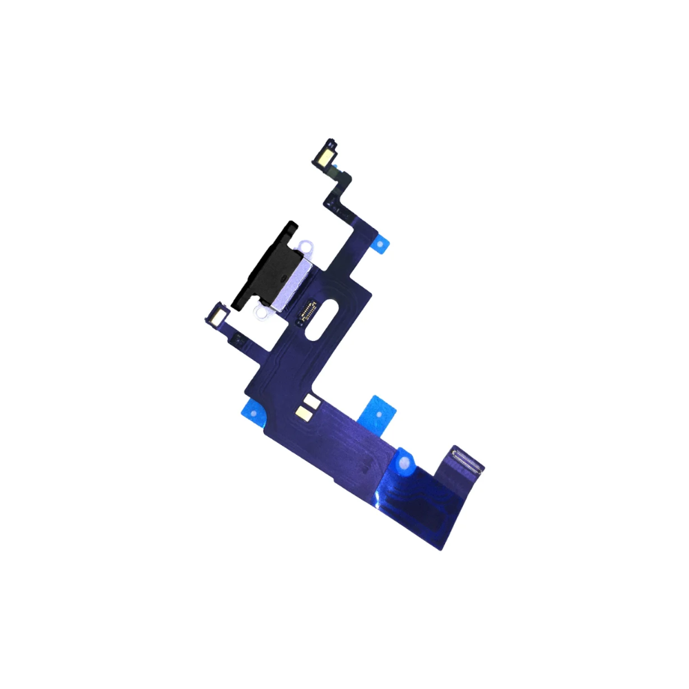 For Apple iPhone XR Replacement Charging Port & Microphone Flex - Black E-Tech61