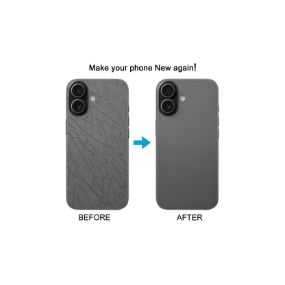 iPhone 17 Glass Battery Back Cover with Camera Lens Cover (Purple) | E-Tech61