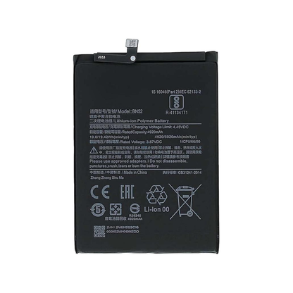 Xiaomi Redmi Note 9 Pro Battery Replacement High Capacity Li-ion | E-Tech61