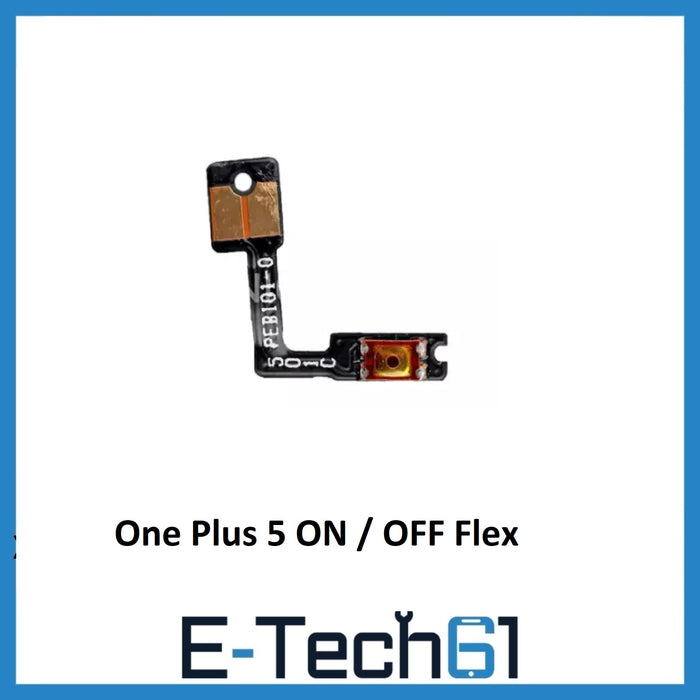 For One Plus 5 1+5 A5000 Replacement ON / OFF Power Button Flex Cable