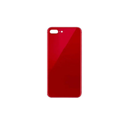 For Apple iPhone 8 Plus Replacement Back Glass (Red) Without Lens E-Tech61